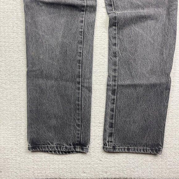 Vintage Rustler Jeans *36x30* Grey Pants Rancher Cowboy Tag Made In USA 90s Read - Picture 4 of 9
